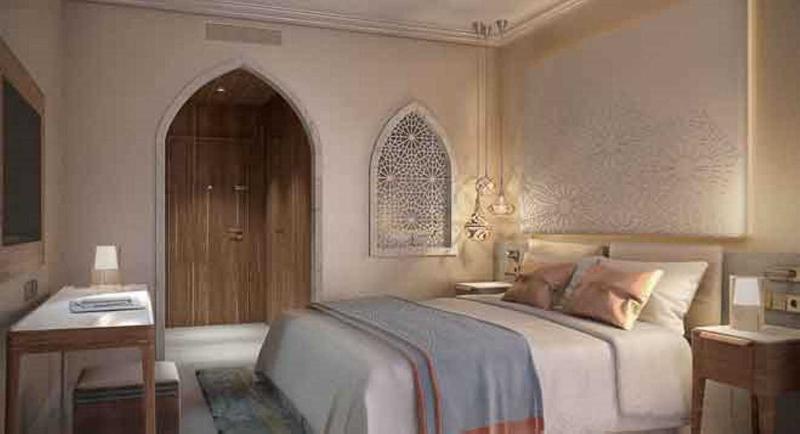 فندق شيراتون مكة جبل الكعبة المظهر الخارجي الصورة A bedroom at the hotel