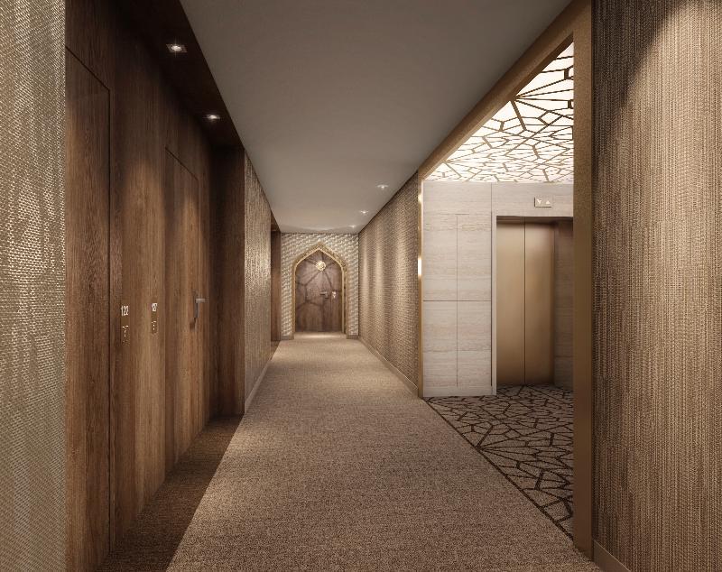 فندق شيراتون مكة جبل الكعبة المظهر الخارجي الصورة A corridor