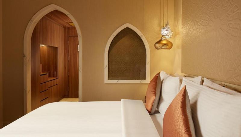 فندق شيراتون مكة جبل الكعبة المظهر الخارجي الصورة A bedroom at the hotel
